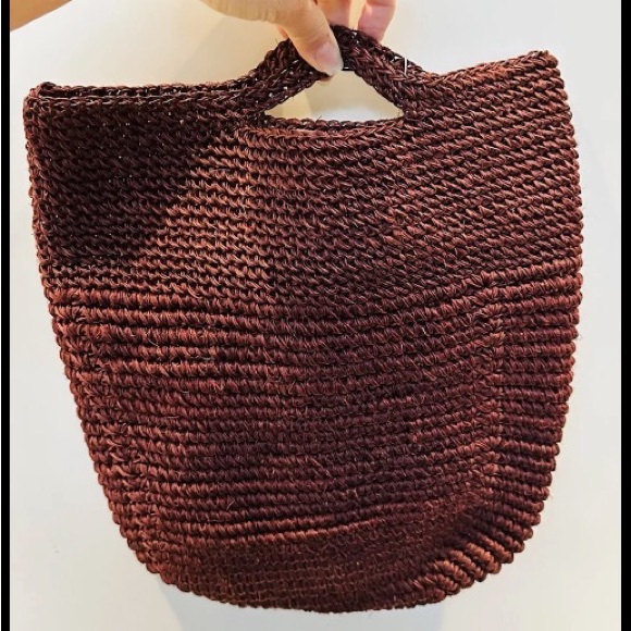KASSATEX New York BORSA di VINO HANDMADE WOVEN PICNIC WINE TOTE BAG MIA MORETTI - Picture 3 of 9